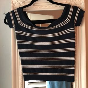 Striped crop top
